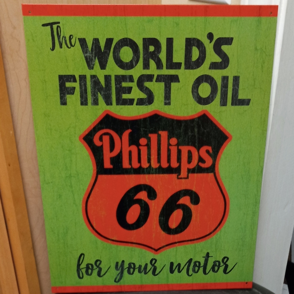 Phillips 66 Metal Sign